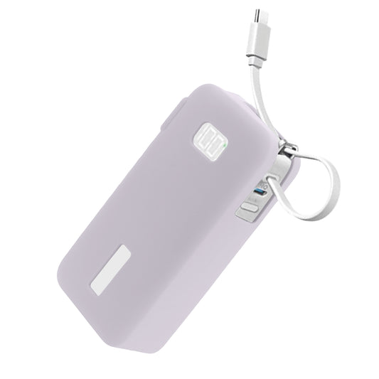 kwmobile Silikon Hülle für Anker Power Bank 10000mAh (A1688) Case - Powerbank Hülle für unterwegs - Tasche für Power Bank - Lavendel Lavendel  