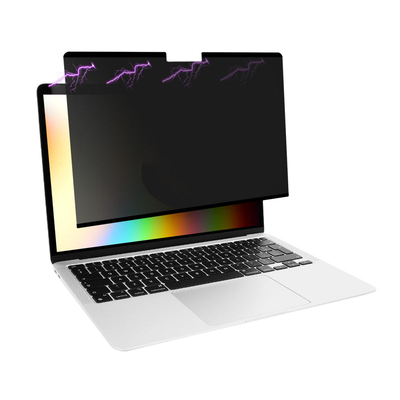 kwmobile Sichtschutzfolie für Apple MacBook Air 13.3" M1 A2337 A2179 Folie - Blickschutzfolie Privacy Screen - Laptop Folie magnetisch - Anti Spy Folie - Laptop Schutz