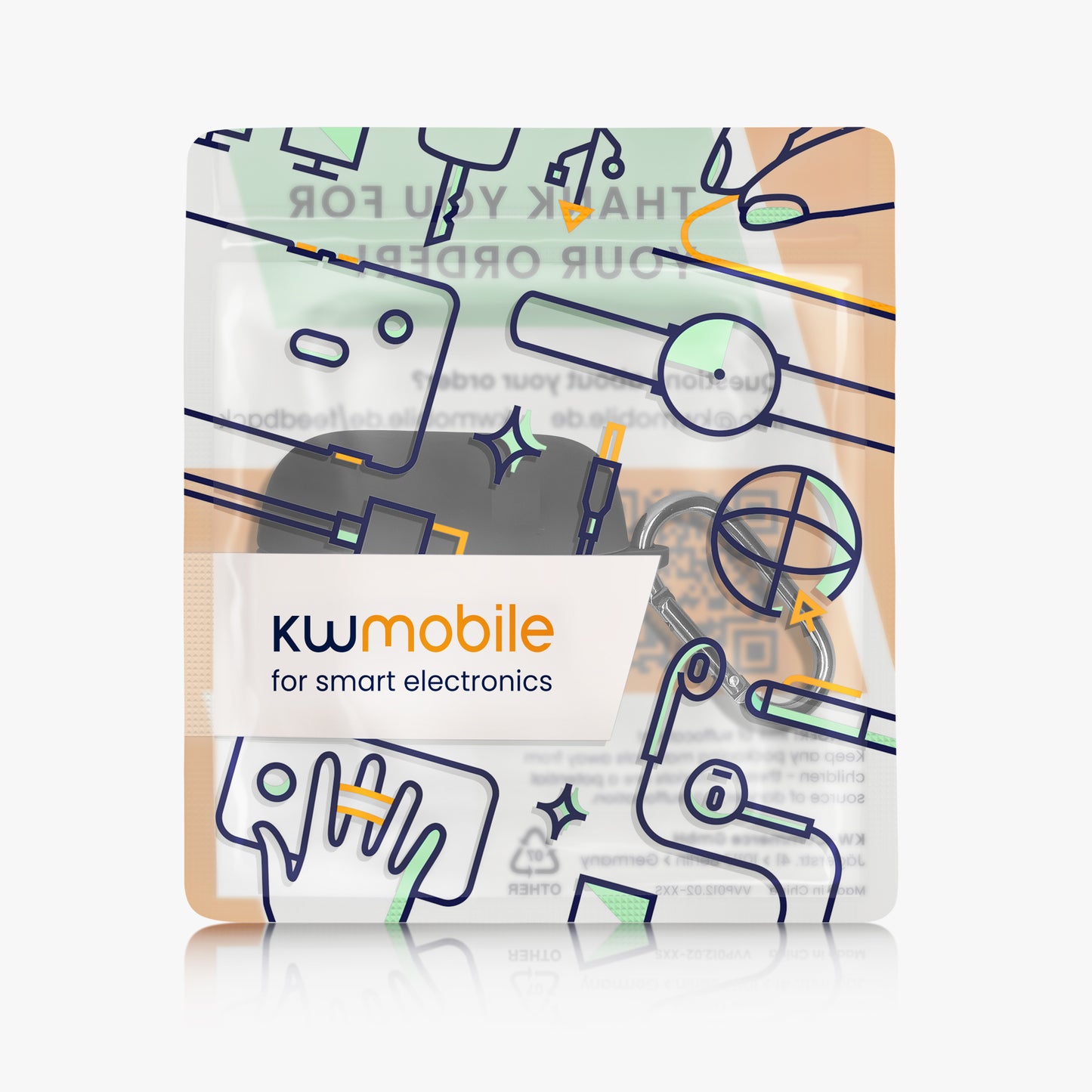 kwmobile Hülle kompatibel mit Anker Soundcore C50i Kopfhörer