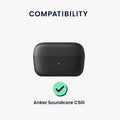 kwmobile Hülle kompatibel mit Anker Soundcore C50i Kopfhörer