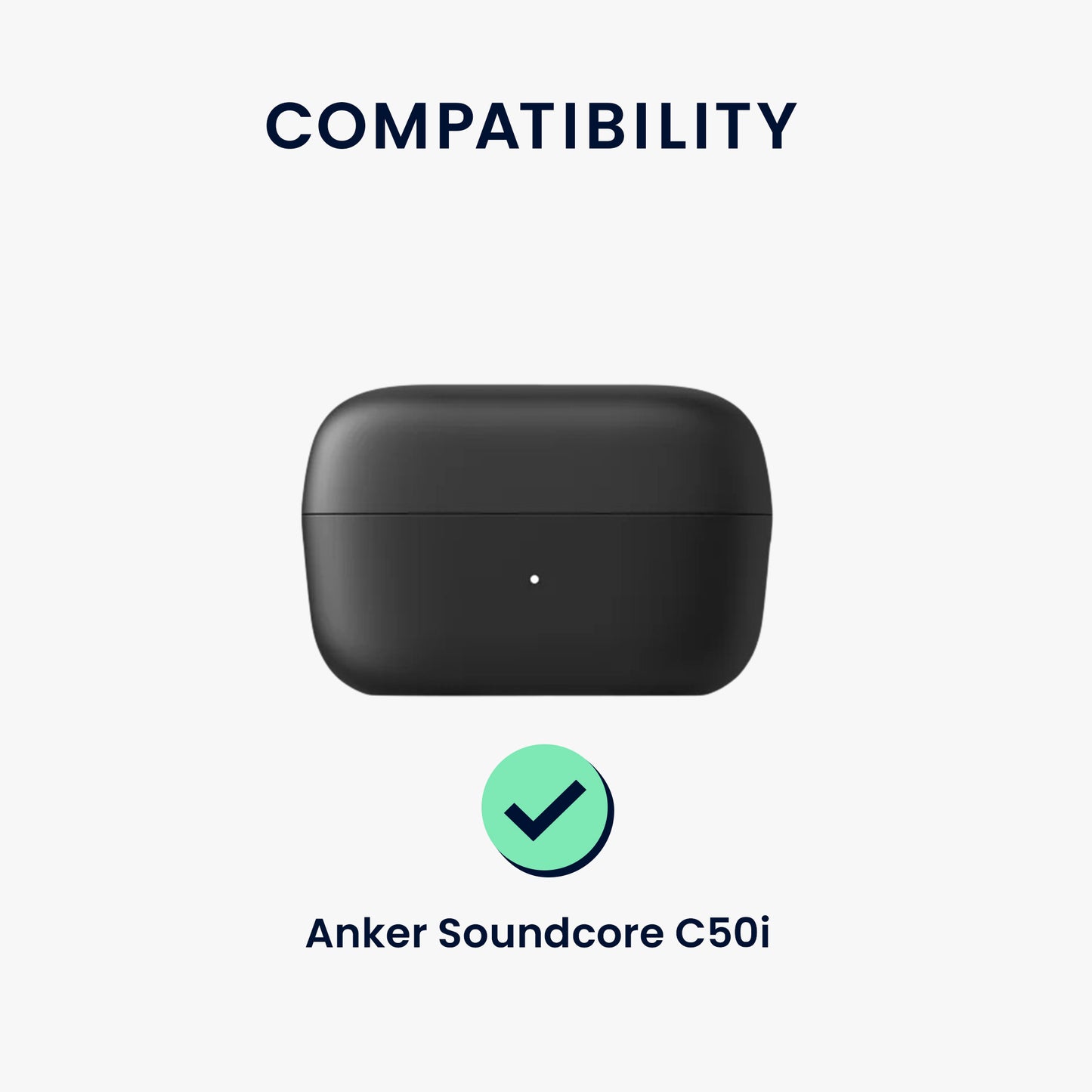 kwmobile Hülle kompatibel mit Anker Soundcore C50i Kopfhörer
