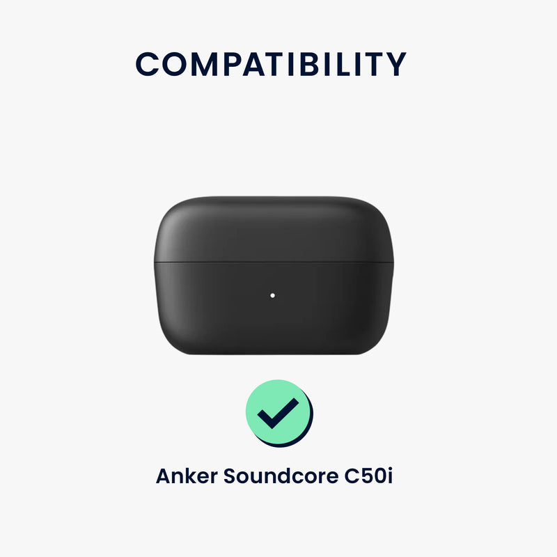 kwmobile Hülle kompatibel mit Anker Soundcore C50i Kopfhörer