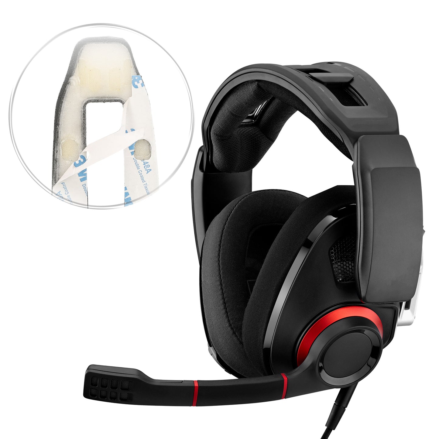 Kopfbügelpolster für Sennheiser GSP500 / GSP550 / GSP600 / GSP670