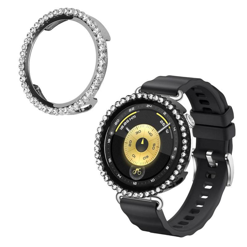 kwmobile Schutzhülle Schutzrahmen Zubehör kompatibel mit Huawei Watch GT6 41mm / GT5 41mm / Watch GT4 41mm Glitzer