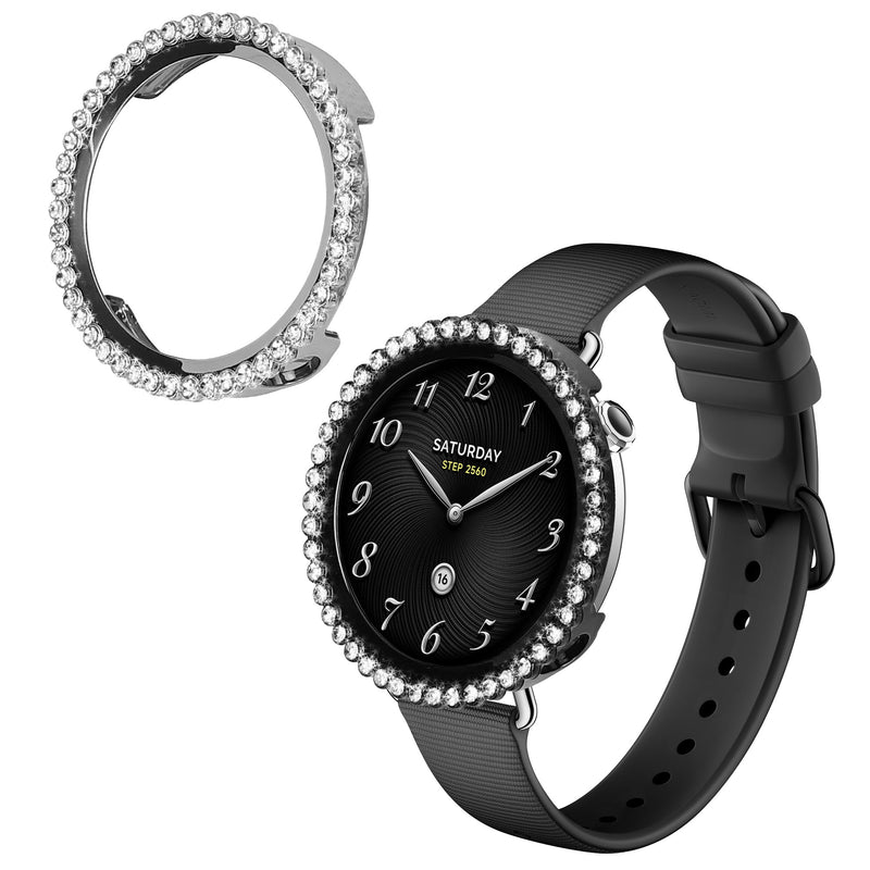 kwmobile Kunststoff Hülle kompatibel mit Xiaomi Watch S4 41mm Schutzhülle Schutzrahmen Zubehör