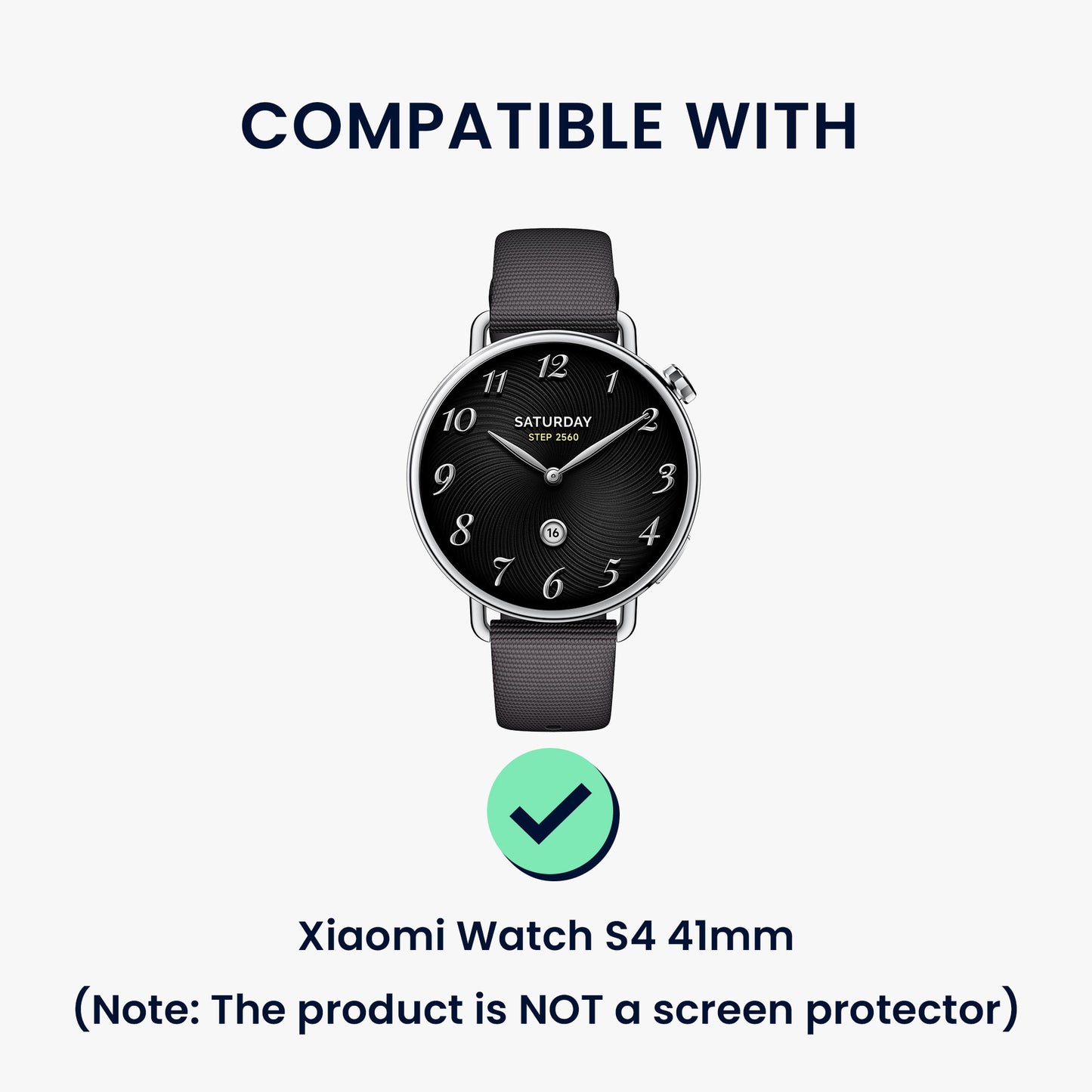 kwmobile Kunststoff Hülle kompatibel mit Xiaomi Watch S4 41mm Schutzhülle Schutzrahmen Zubehör