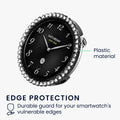 kwmobile Kunststoff Hülle kompatibel mit Xiaomi Watch S4 41mm Schutzhülle Schutzrahmen Zubehör