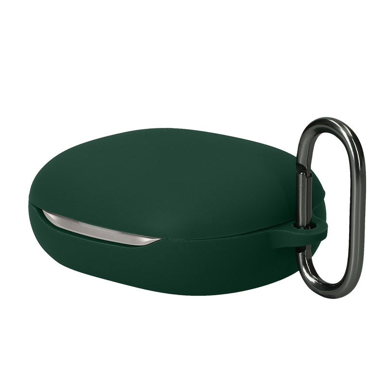 kwmobile Hülle kompatibel mit JBL SENSE PRO Kopfhörer - Silikon Schutzhülle Etui Case Cover Schoner in Dunkelgrün Dunkelgrün  
