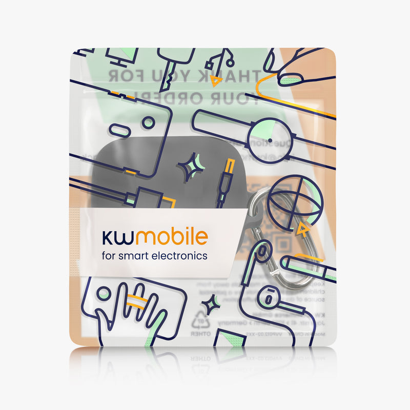 kwmobile Hülle kompatibel mit EarFun Air Pro 4+ / Air Pro 4 Plus Kopfhörer