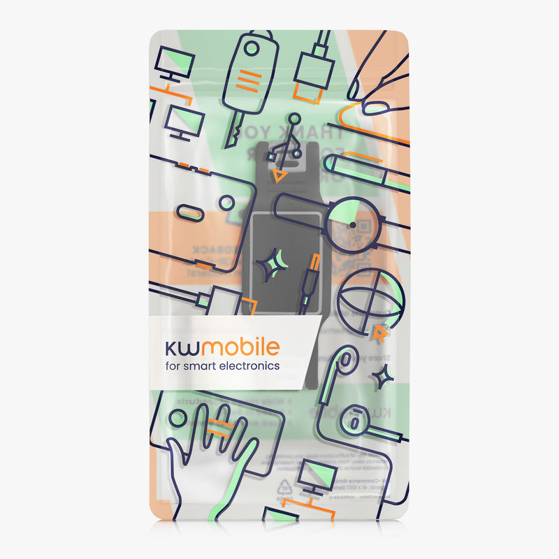 kwmobile Silikon Uhrenarmband für Amazfit Helio Strap Armband - Ersatzarmband für Fitnesstracker - Wechselarmband Smartwatch