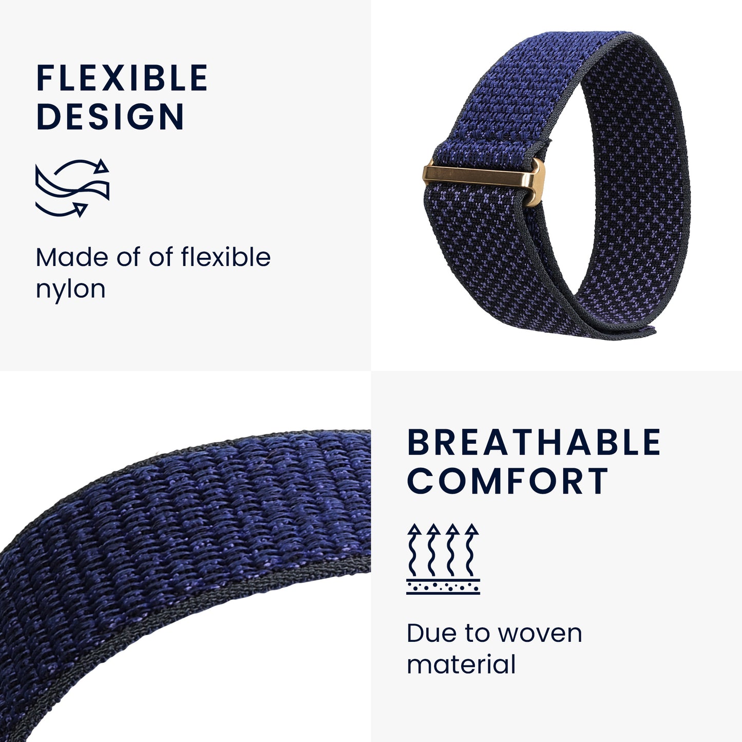 kwmobile Armband kompatibel mit Polar Loop Fitnesstracker Sportarmband Band Innenmaße von 14 - 22 cm