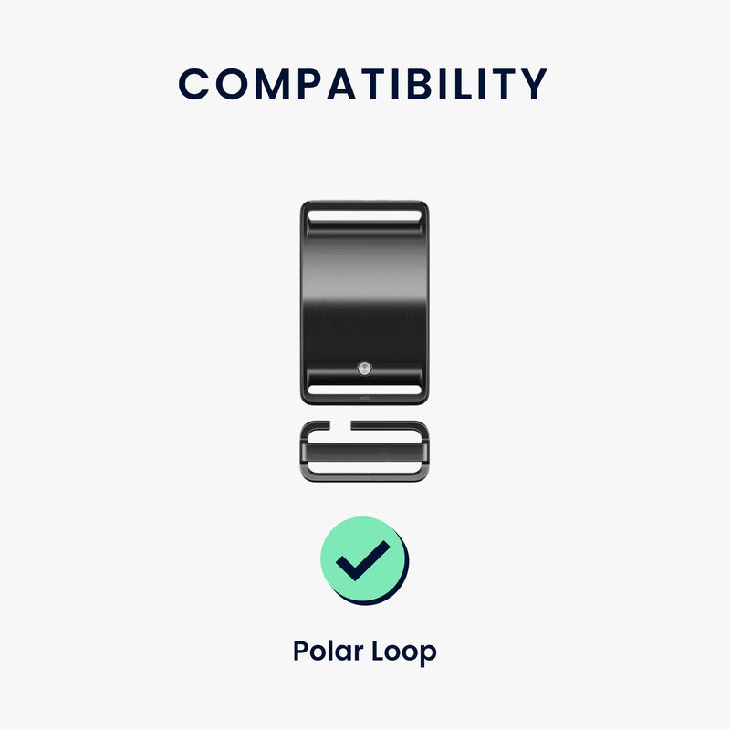 kwmobile Armband kompatibel mit Polar Loop Fitnesstracker Sportarmband Band Innenmaße von 14 - 22 cm