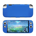 kwmobile flexibles Silikon Case kompatibel mit Nintendo Switch 2 (2025) Hülle - Schutzhülle für Handheld Konsole - Blau Blau  [dsg01]