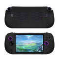 kwmobile flexibles Silikon Case kompatibel mit Lenovo Legion Go S 2025 Hülle - Schutzhülle für Handheld Konsole - Schwarz Schwarz  [dsg01]