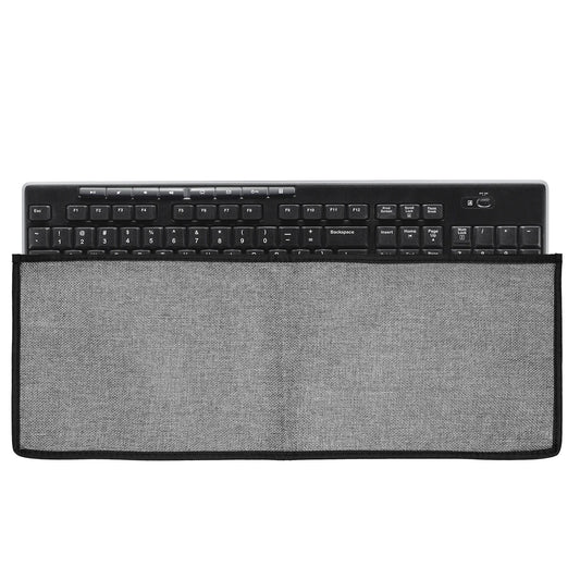 kwmobile Tastaturabdeckung kompatibel mit Logitech MK270 Wireless Tastatur Hülle - Staubschutz Abdeckung mit Reißverschluss - Keyboard Cover in Dunkelgrau Dunkelgrau  