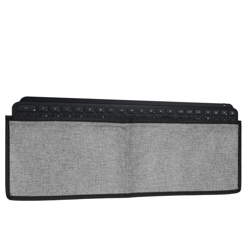 kwmobile Tastaturabdeckung kompatibel mit Logitech MX Keys Wireless Tastatur Hülle - Staubschutz Abdeckung mit Reißverschluss - Keyboard Cover