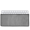 kwmobile Tastaturabdeckung kompatibel mit Apple Magic Keyboard Tastatur Hülle - Staubschutz Abdeckung mit Reißverschluss - Keyboard Cover in Dunkelgrau Dunkelgrau  