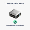kwmobile Hülle für UGREEN Nexode Pro 160W GaN Case - Powerbank Hülle für unterwegs - Tasche für Power Bank