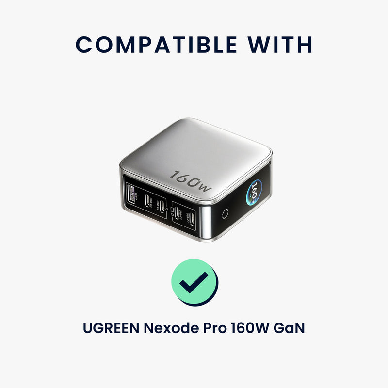 kwmobile Hülle für UGREEN Nexode Pro 160W GaN Case - Powerbank Hülle für unterwegs - Tasche für Power Bank