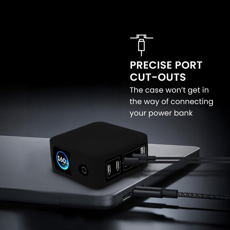 kwmobile Hülle für UGREEN Nexode Pro 160W GaN Case - Powerbank Hülle für unterwegs - Tasche für Power Bank