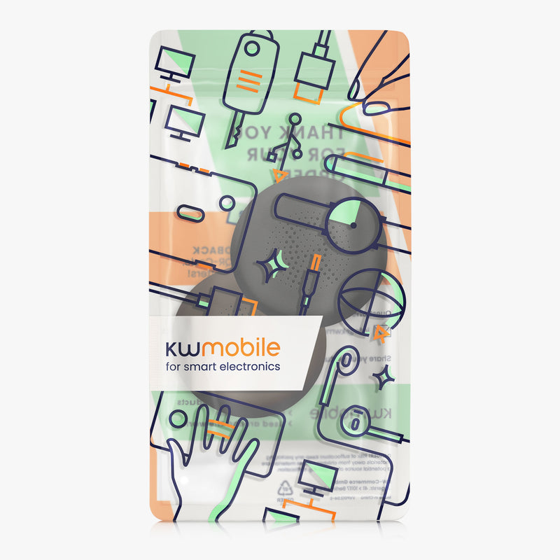 kwmobile Ohr Polster für Jlab Go Lux ANC Kopfhörer Ersatzteile Over Ear Headphones