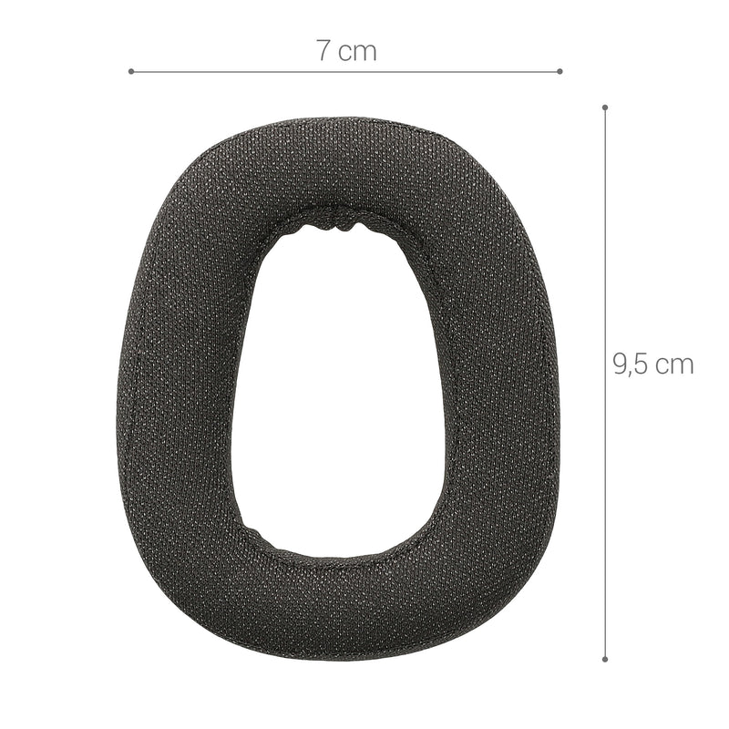 kwmobile Ohr Polster für Logitech Zone Vibe 100 Ohrpolster Ersatz Kopfhörer Ersatzteile Over Ear Headphones