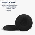 kwmobile Ohr Polster für Logitech Biz 2300 USB Duo / Biz 2300 QD / Biz 2300 USB MS Ohrpolster Ersatz Ohrpolster Kopfhörer Ersatzteile Kopfhörer Ersatzpolster Over Ear Headphones