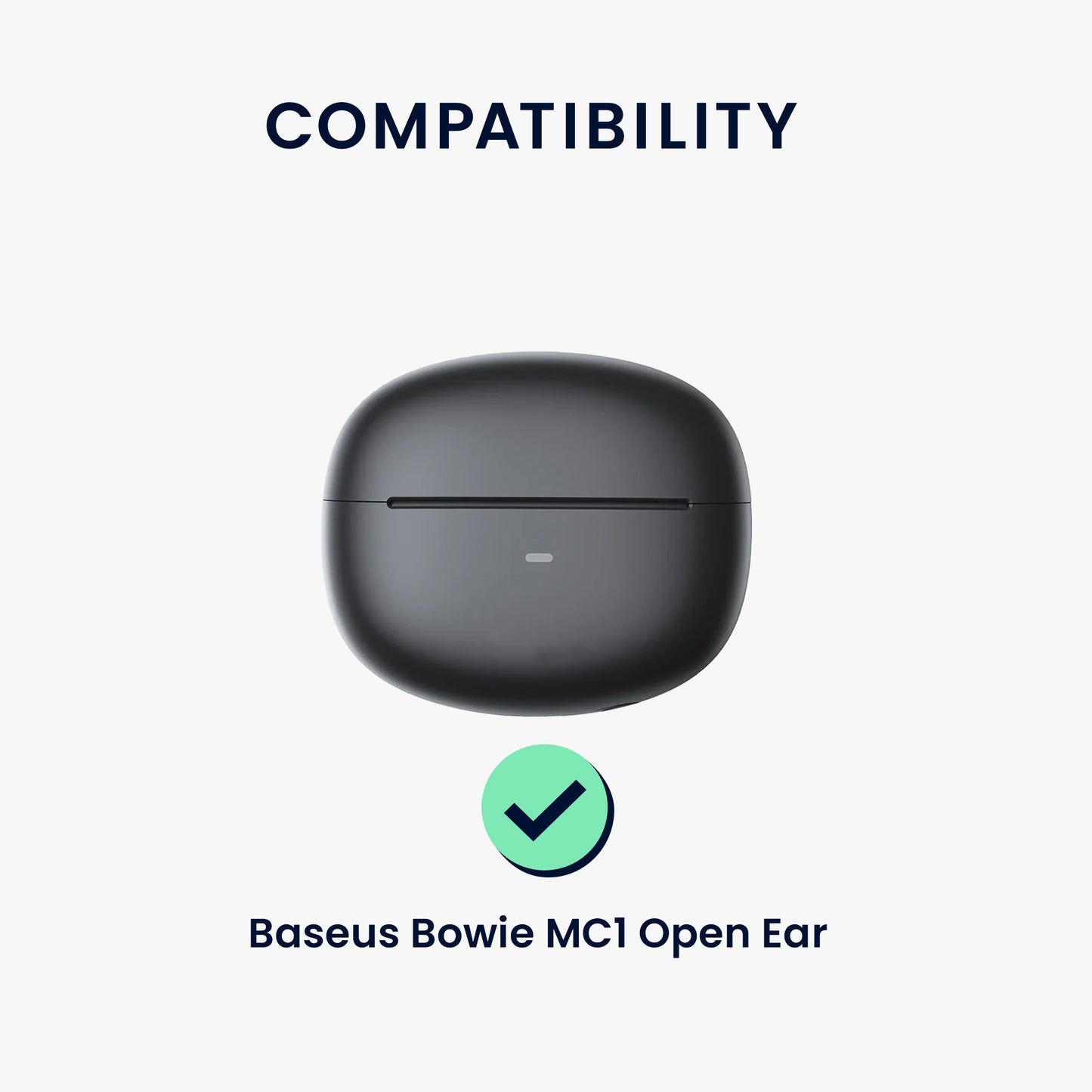 kwmobile Hülle kompatibel mit Baseus Bowie MC1 Open Ear Kopfhörer