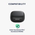 Silikon Hülle für Anker Soundcore P31i / Soundcore R60iNC Don't touch my Headphones Design