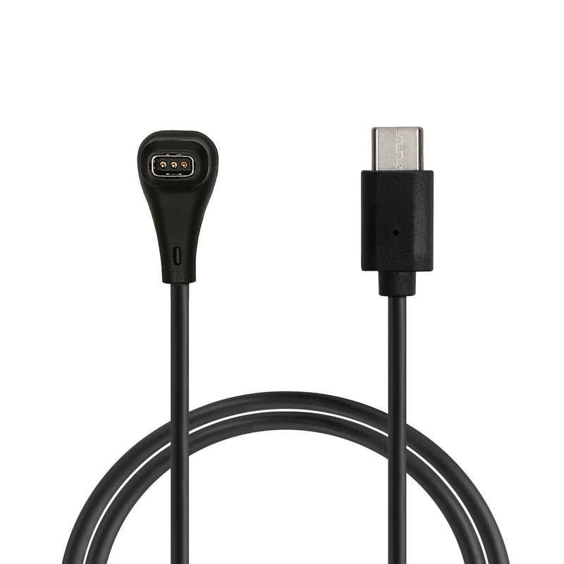 kwmobile USB C Ladekabel kompatibel mit COROS PACE Pro / PACE 4 / APEX 4 / NOMAD - Kabel Charger - Smart Watch Ersatzkabel - Fitnesstracker Aufladekabel