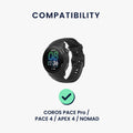 kwmobile USB C Ladekabel kompatibel mit COROS PACE Pro / PACE 4 / APEX 4 / NOMAD - Kabel Charger - Smart Watch Ersatzkabel - Fitnesstracker Aufladekabel