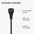 kwmobile USB C Ladekabel kompatibel mit COROS PACE Pro / PACE 4 / APEX 4 / NOMAD - Kabel Charger - Smart Watch Ersatzkabel - Fitnesstracker Aufladekabel