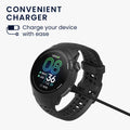 kwmobile USB C Ladekabel kompatibel mit COROS PACE Pro / PACE 4 / APEX 4 / NOMAD - Kabel Charger - Smart Watch Ersatzkabel - Fitnesstracker Aufladekabel