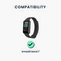 kwmobile USB C Ladekabel kompatibel mit Amazfit Band 7 Kabel Charger Smart Watch Typ C Ersatzkabel Fitnesstracker Aufladekabel