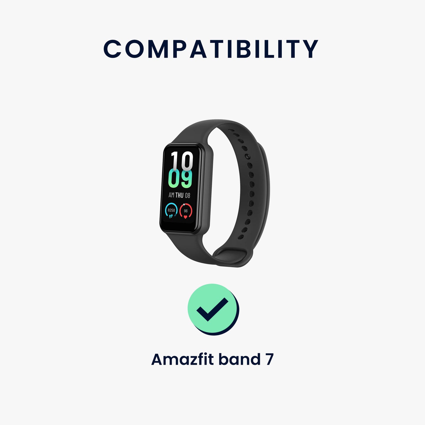 kwmobile USB C Ladekabel kompatibel mit Amazfit Band 7 Kabel Charger Smart Watch Typ C Ersatzkabel Fitnesstracker Aufladekabel