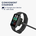 kwmobile USB C Ladekabel kompatibel mit Amazfit Band 7 Kabel Charger Smart Watch Typ C Ersatzkabel Fitnesstracker Aufladekabel