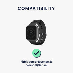 kwmobile USB C Ladekabel kompatibel mit Fitbit Versa 4 / Sense 2 / Versa 3 / Sense - Kabel Charger - Smart Watch