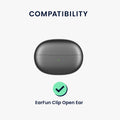 kwmobile Hülle kompatibel mit EarFun Clip Open Ear Kopfhörer