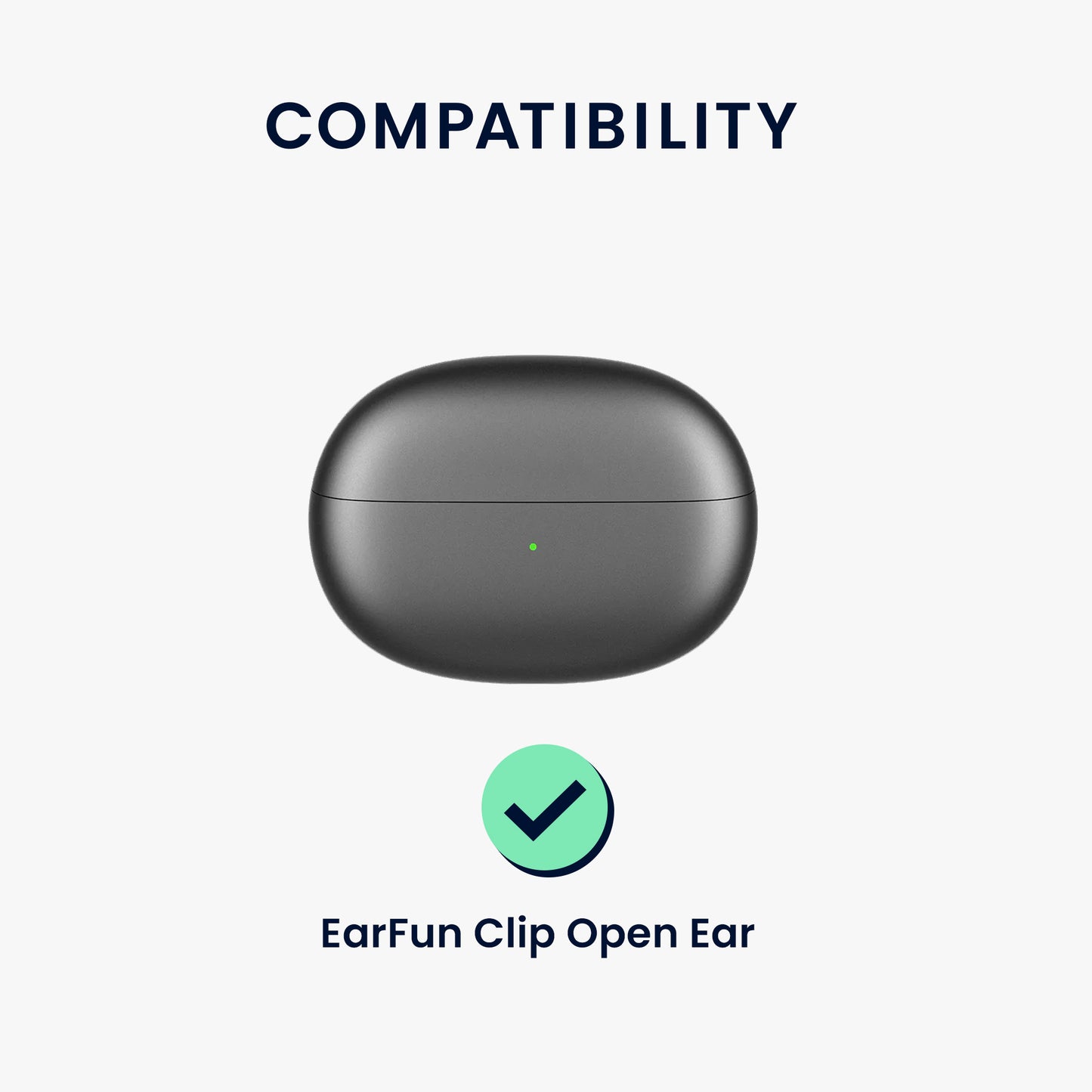 kwmobile Hülle kompatibel mit EarFun Clip Open Ear Kopfhörer
