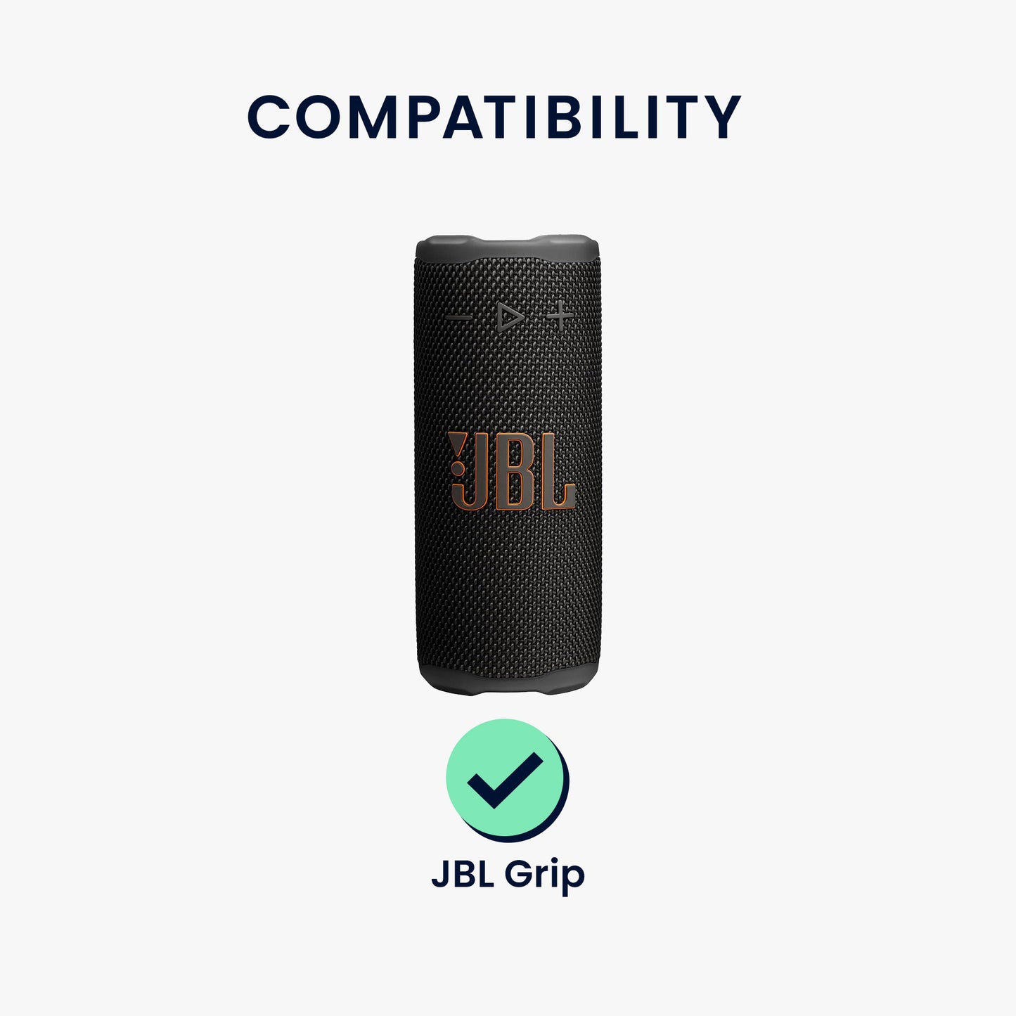kwmobile Hülle kompatibel mit JBL Grip - Schutzhülle für Mini Speaker - Cover Bluetooth Lautsprecher