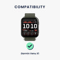 kwmobile Armband kompatibel mit Garmin Venu X1 Fitnesstracker Sportarmband Band Innenmaße von 14 - 22 cm