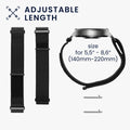 kwmobile Armband kompatibel mit Garmin Venu X1 Fitnesstracker Sportarmband Band Innenmaße von 14 - 22 cm