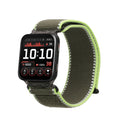 kwmobile Armband kompatibel mit Garmin Venu X1 - Nylon Fitnesstracker Sportarmband Band in Grün - Innenmaße von 14 - 22 cm Grün  
