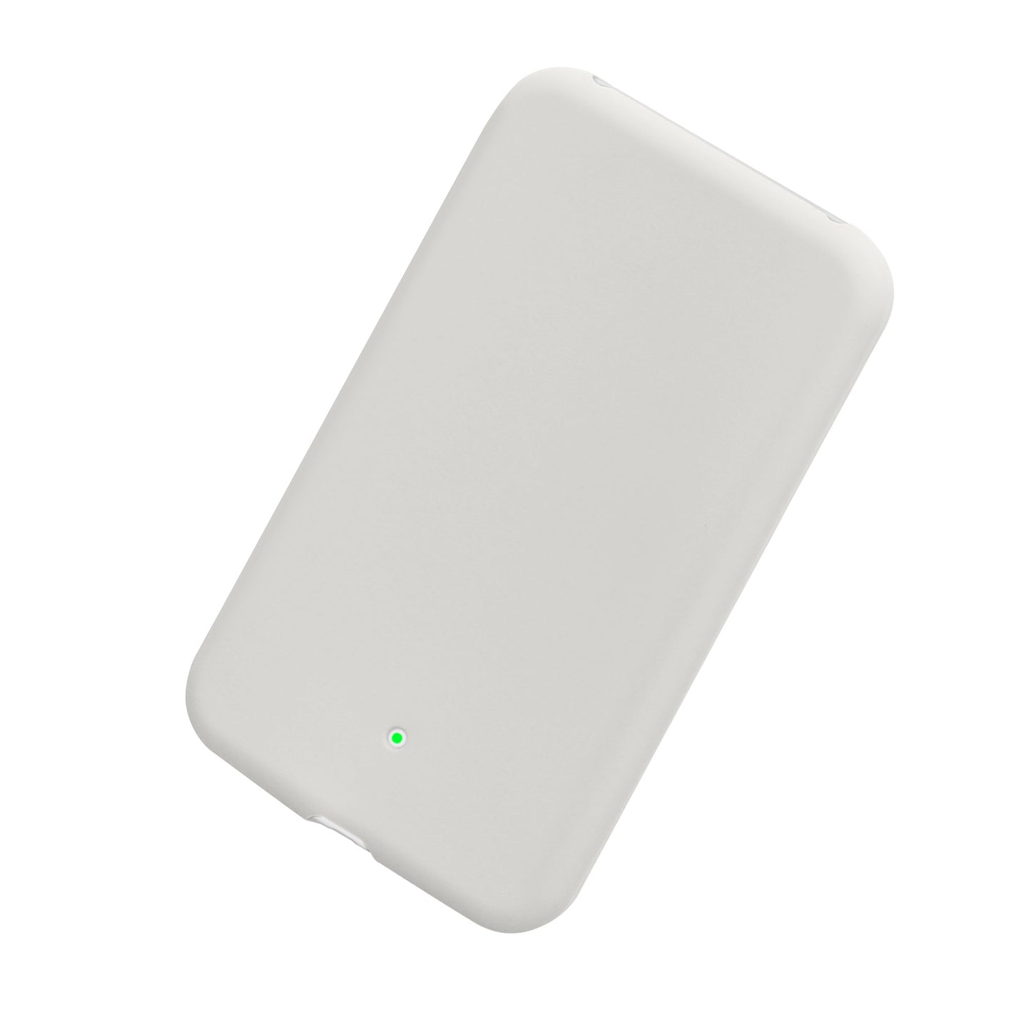 kwmobile Silikon Hülle für Apple Air MagSafe Case - Powerbank Hülle für unterwegs - Tasche für Power Bank - Weiß Weiß  