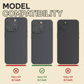 Oakshield Handyhülle mit Standfunktion kompatibel mit iPhone 15 Pro Hülle - Mit Ständer - Case für iPhone 15 Pro - Kompatibel mit MagSafe - Hülle