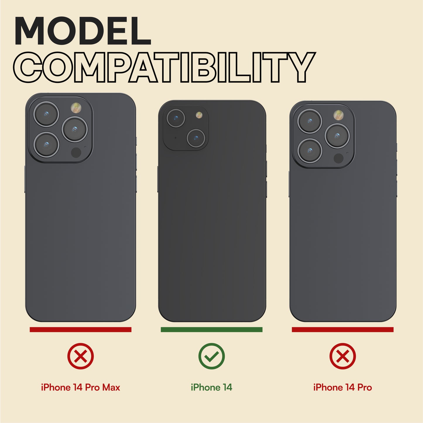 Oakshield Hülle mit Ständer kompatibel mit Apple iPhone 14 Hülle - Handyhülle mit Standfunktion und erhöhten Kanten - Case