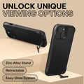 Oakshield Hülle mit Ständer kompatibel mit Apple iPhone 14 Hülle - Handyhülle mit Standfunktion und erhöhten Kanten - Case