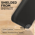 Oakshield Hülle mit Ständer kompatibel mit Apple iPhone 14 Hülle - Handyhülle mit Standfunktion und erhöhten Kanten - Case