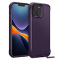 Oakshield Handyhülle mit Standfunktion kompatibel mit iPhone 14 Hülle - Case für iPhone 14 - Hülle mit Ständer - Cover mit erhöhten Kanten - Violett Violett  