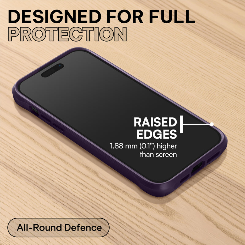 Oakshield Handyhülle mit Standfunktion kompatibel mit iPhone 14 Pro Max Hülle - Mit Ständer - Case für iPhone 14 Pro Max - Kompatibel mit MagSafe